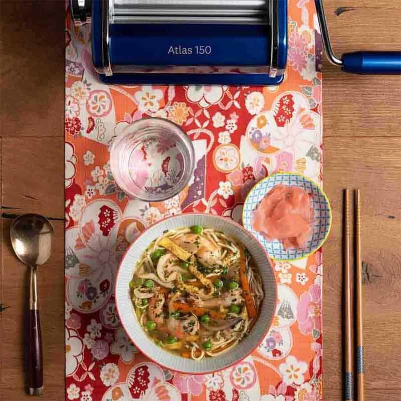 Marcato Atlas 150 Erişte Ve Makarna Makinası Mavi - Görsel 4