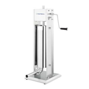 Mateka Manuel Sucuk Salam Sosis Köfte ve Peynir Dolum Makinesi Dikey 15 L