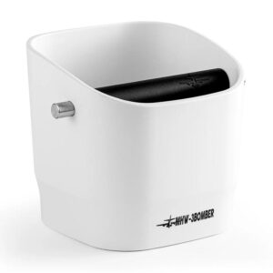 MHW-3Bomber GB5968W Kahve Posa Kovası Knock Box, 110x125x130 mm, 1200 ml, Beyaz