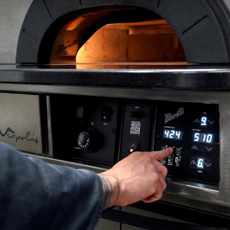 Moretti Forni Neapolıs 6 Pizza Fırını Elektrikli Ø 33 cm 6 Pizza Kapasiteli - Görsel 2
