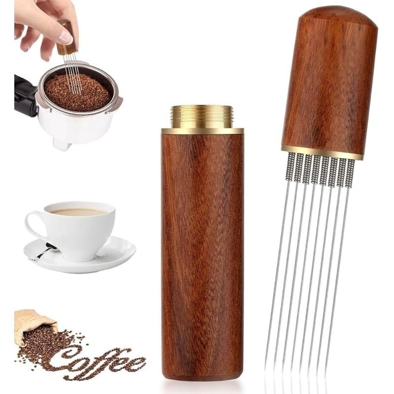 Mutfak10 Ahşap Espresso Kahve Karıştırma İğnesi - Görsel 2