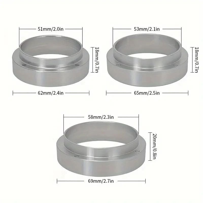 Mutfak10 Espresso Portafilter Uyumlu Dozaj Huni Halkası, 58 mm - Görsel 2