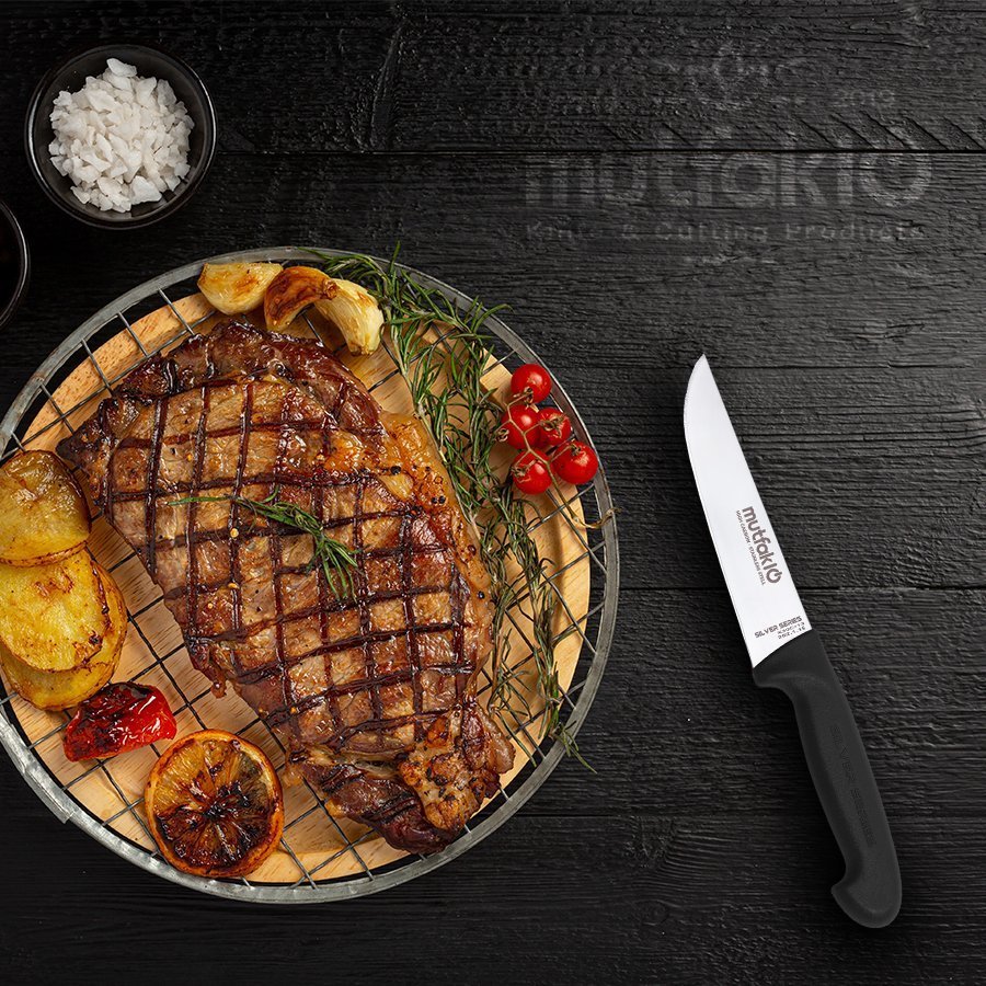 Mutfak10 Silver Seri Kasap Bıçağı No:1 - Görsel 4