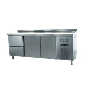 NDustrio 2 Çekmeceli 2 Kapılı Tezgah Tip Pastane Derin Dondurucu, TNP-83-2D