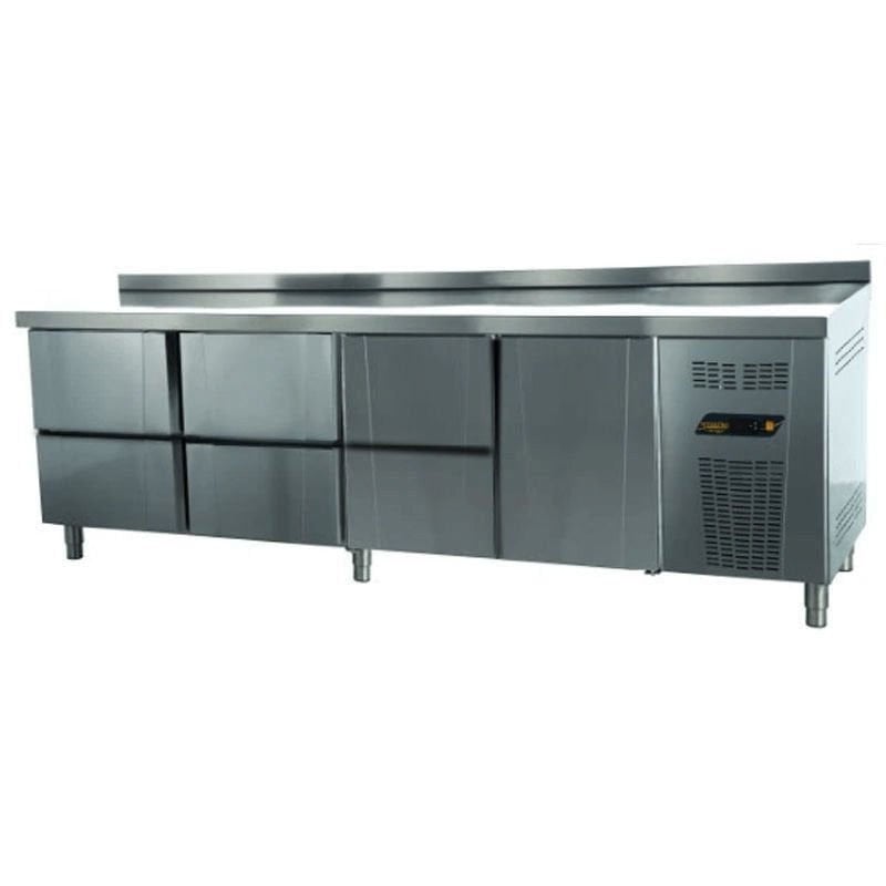 NDustrio 6 Çekmeceli 1 Kapılı Tezgah Tip Pastane Derin Dondurucu, TNP-84-6D