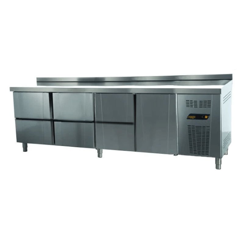 NDustrio 6 Çekmeceli 1 Kapılı Tezgah Tip Snack Buzdolabı TPS-64-6D