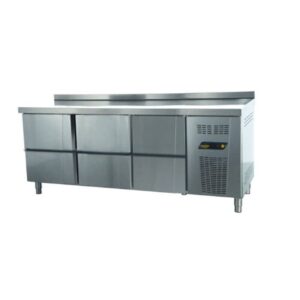 NDustrio 6 Çekmeceli Tezgah Tip Gastronorm Derin Dondurucu, TNG-73-6D