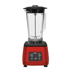 Omake Bar Blender, Dijital, Kapak Sensörlü, Kırmızı, 3 Litre