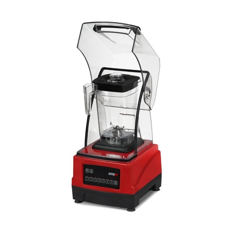 Omake Sessiz Bar Blender Dijital, Kırmızı 2 L - Görsel 2