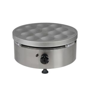 Omake Teflonlu 14 Bölmeli Tekli Pankek Makinesi, Gazlı