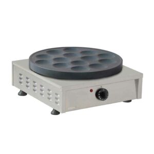 Omake Teflonlu 14 Bölmeli Tekli Pankek Makinesi, Elektrikli