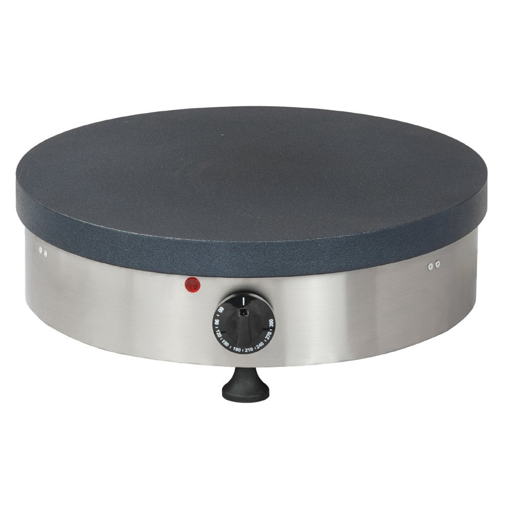 Omake Teflonlu Düz Krep Makinesi Tekli Elektrikli