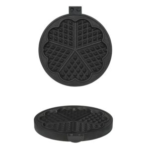 Omake Yuvarlak Kalp Waffle Makinesi Kalıbı Ø170 Model