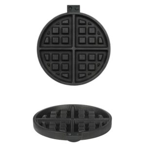 Omake Yuvarlak Waffle Makinesi Kalıbı Amerikan Model