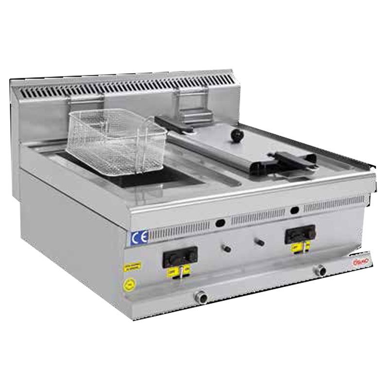 Osimo Gazlı Fritöz, 600 Seri, 8+8 Litre