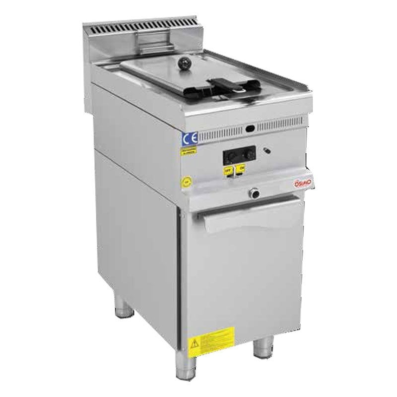 Osimo Gazlı Fritöz, 600 Seri, 8 Litre, Dolaplı