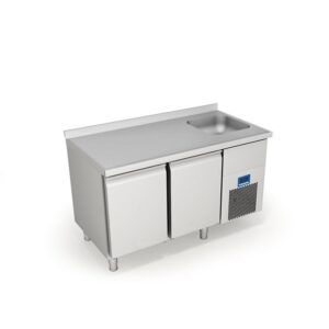 Öztiryakiler 2 Kapılı Tezgah Tip Evyeli Buzdolabı 142x70 Cm 301 L