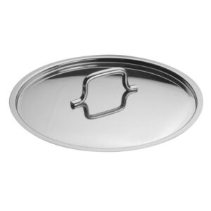 Öztiryakiler 20 Cm Düz Silindirik Tencere Kapağı, Parlak