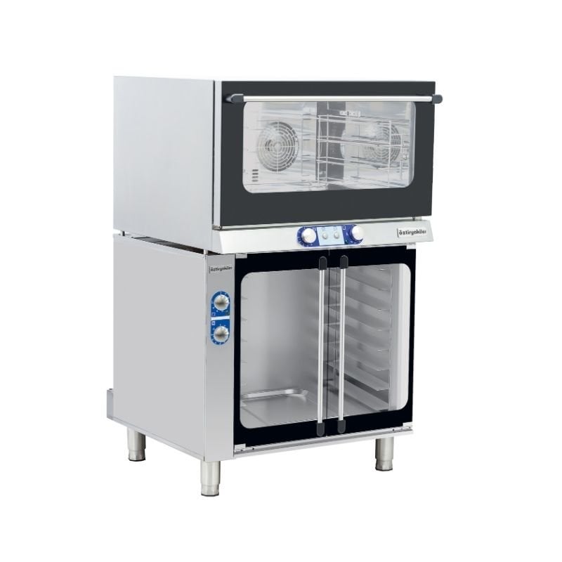 Öztiryakiler 40x60 cm Pastane Fırını, 4 Tepsili, 8 Tepsi Mayalama Kabinli, 380V