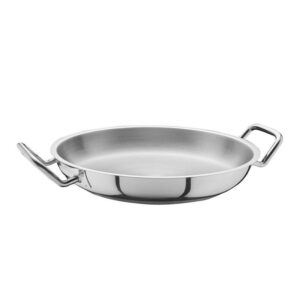 Öztiryakiler  Çift Saplı Paella Tava, İndüksiyon Uyumlu, Parlak, 24x4,5 Cm