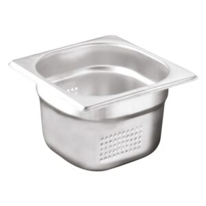 Öztiryakiler Delikli Gastronorm Küvet, GNP 1/6x65, 16x17x6,5 cm