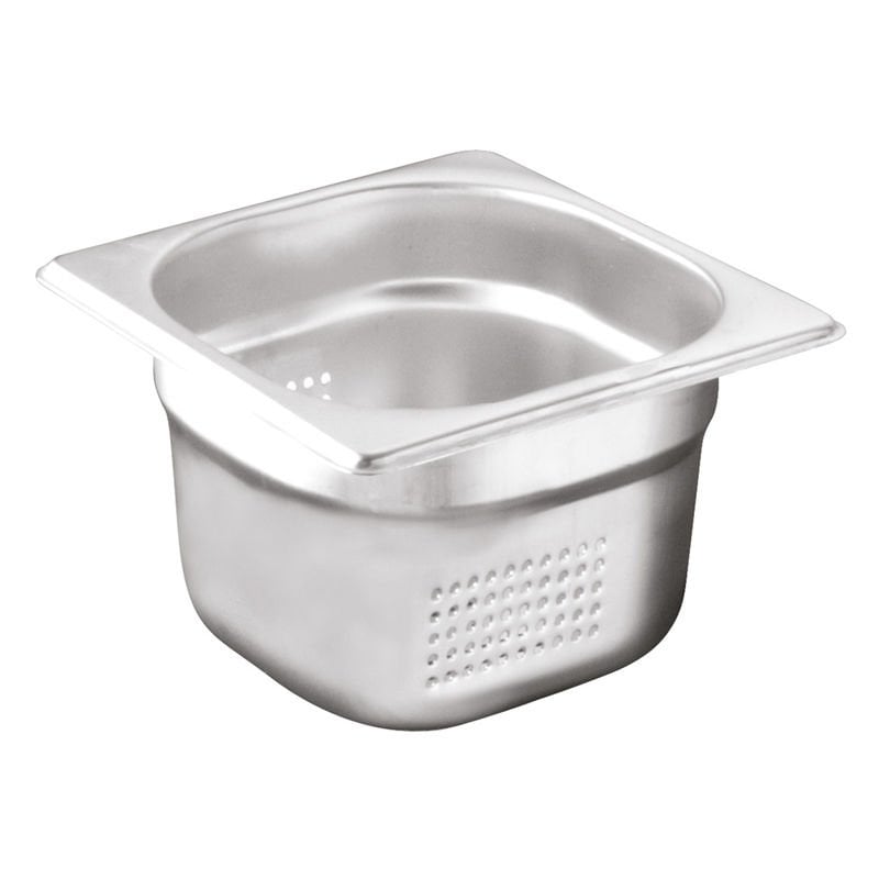 Öztiryakiler Delikli Gastronorm Küvet, GNP 1/6x65, 16x17x6,5 cm