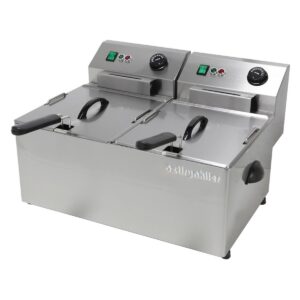 Öztiryakiler EF8D Fritöz, Çiftli, GN 1/2, 2x8 L, Elektrikli,6644