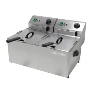 Öztiryakiler EF8DS Fritöz, Elektrikli, 2x8 L, Trifaze, 12 kW,6644