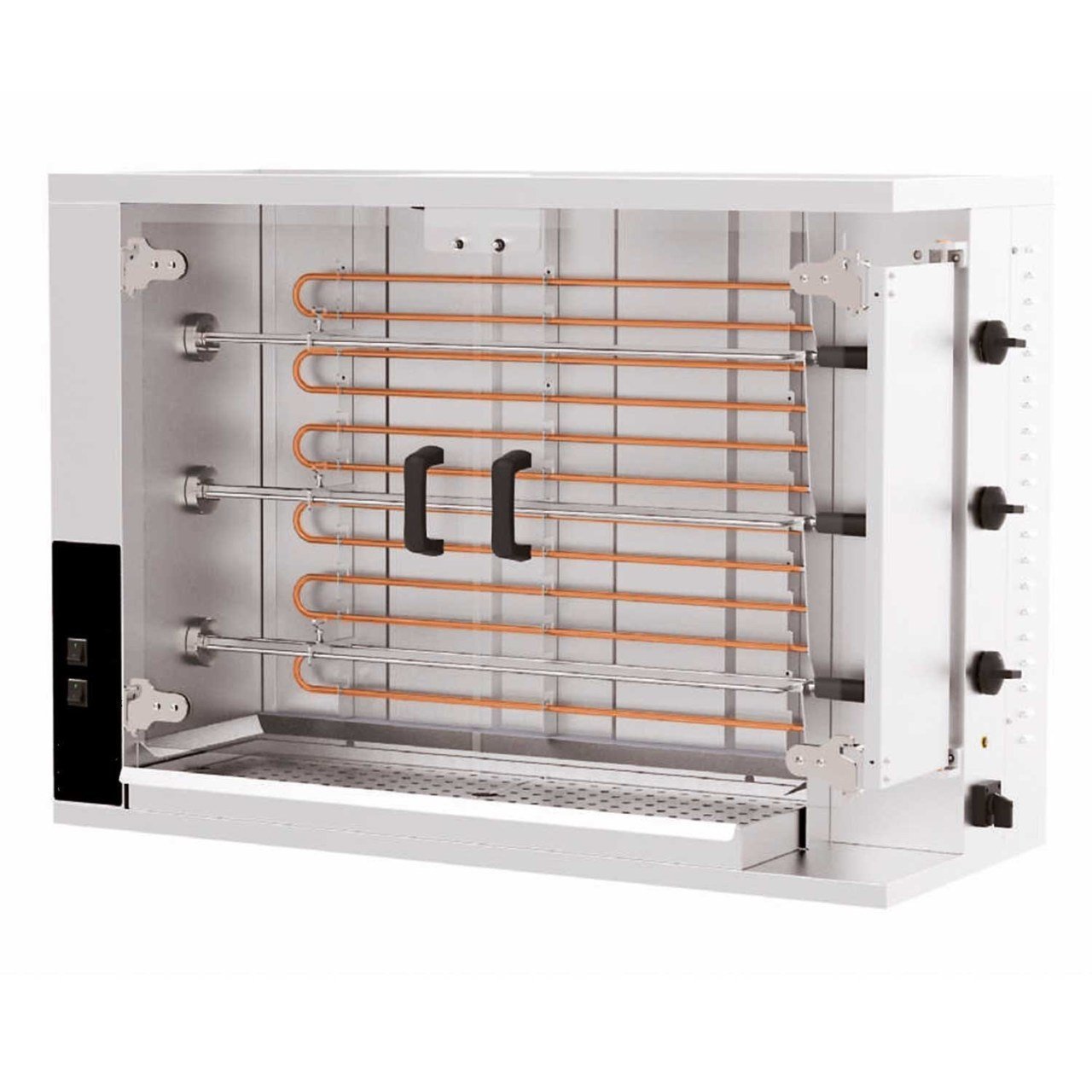 Öztiryakiler Elektrikli 3 Şiş 12-15 Piliç Kapasiteli Piliç Çevirme Makinesi