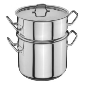 Öztiryakiler Kuskus Seti - 36*17( 36*22 Tencere, 36*17 Süzğeç Tencere, 36 Cm Bombeli Kapak)