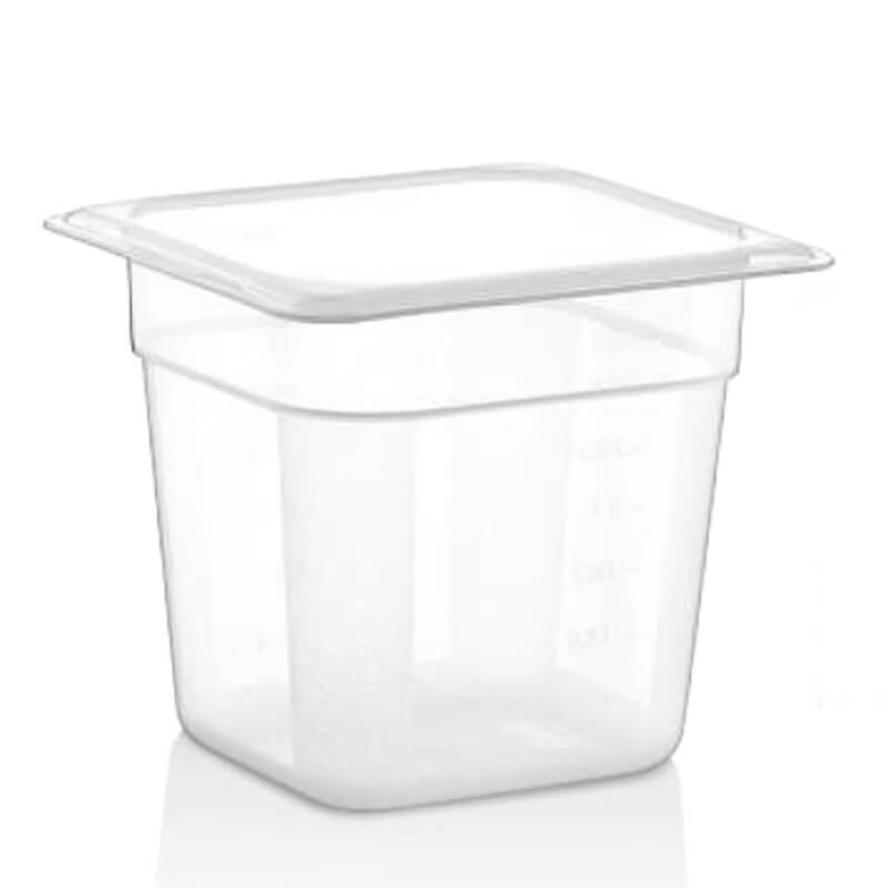 Öztiryakiler Polipropilen Gastronorm Küvet, GN 1/6-150, 26,5x17x15 cm