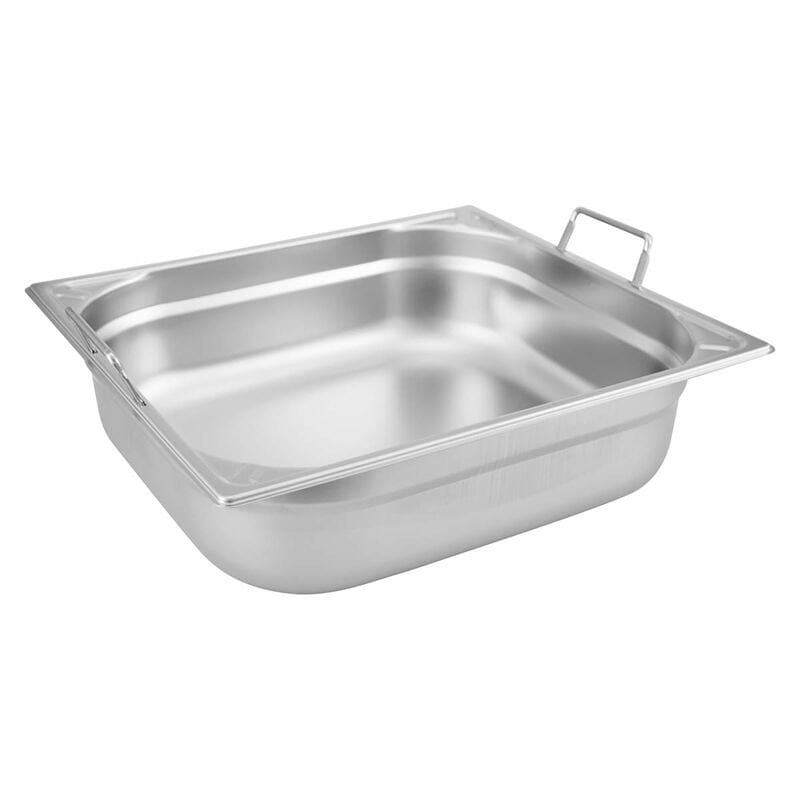 Öztiryakiler Saplı Gastronorm Küvet, Köşe Desenli GH 1/2x100, 26,5x32,5x10 cm