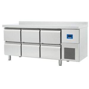 Öztiryakiler TA 360 NMV Buzdolabı 6 Çekmeceli Yatay Tezgah Tip 6644