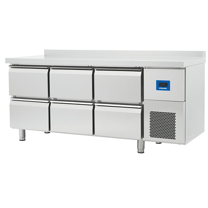 Öztiryakiler TA 360 NMV Buzdolabı 6 Çekmeceli Yatay Tezgah Tip 6644