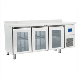 Öztiryakiler TA 360 NMV Buzdolabı 3 Cam Kapılı Yatay Tezgah Tip 6644