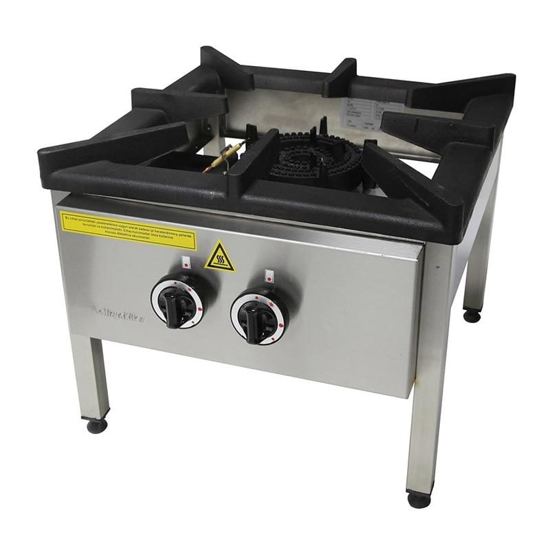 Öztiryakiler Yer Ocağı, Gazlı, Çift Yanışlı, 10 kW, 50x50 cm,6644