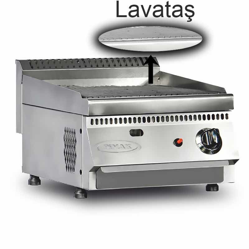 Pimak 70S-M190-60 Gazlı Sulu Izgara Set Üstü 60x70 cm - Görsel 2