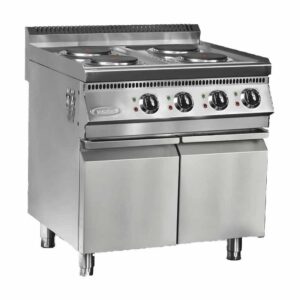 Pimak 70SDE-M182-1 4 Gözlü Elektrikli Ocak Alt Dolaplı 80x70 cm