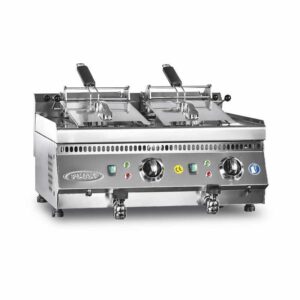 Pimak 70SE-M073-1 Elektrikli Fritöz 12+12 Litre 80x70 cm