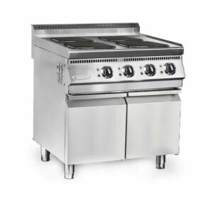 Pimak 90SD-M068 4 Gözlü Alt Dolaplı Elektrikli Ocak 80x90 cm