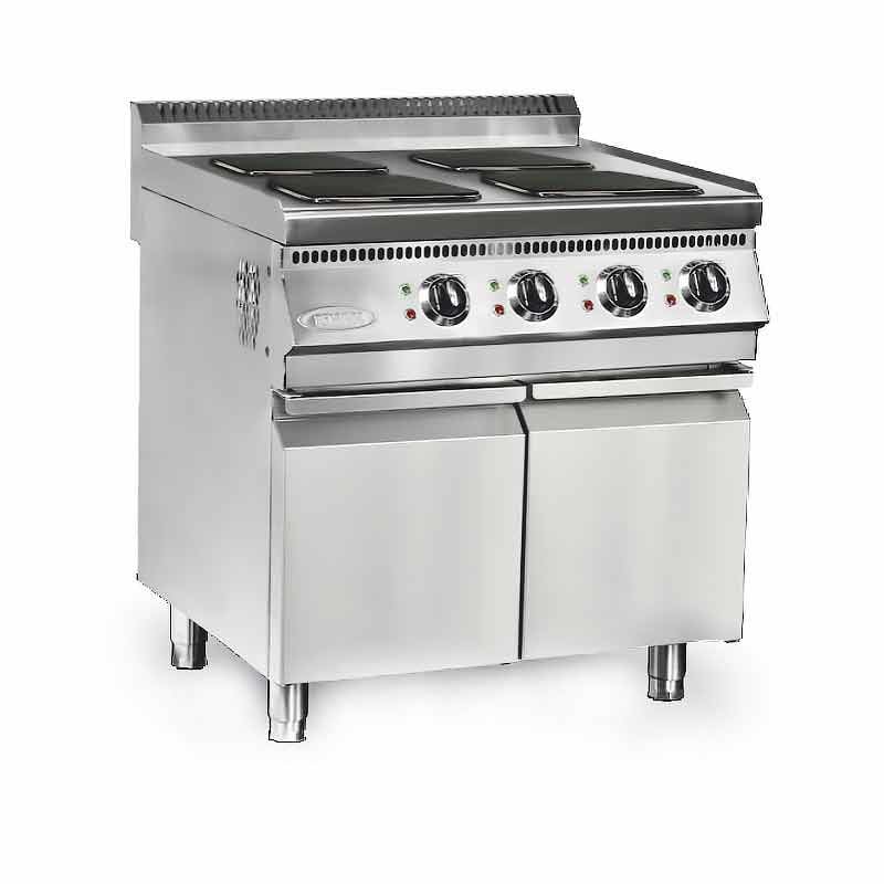 Pimak 90SD-M068 4 Gözlü Alt Dolaplı Elektrikli Ocak 80x90 cm