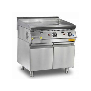 Pimak 90SD-M171-1 Yarı Oluklu gazlı Izgara 80x90x85 cm