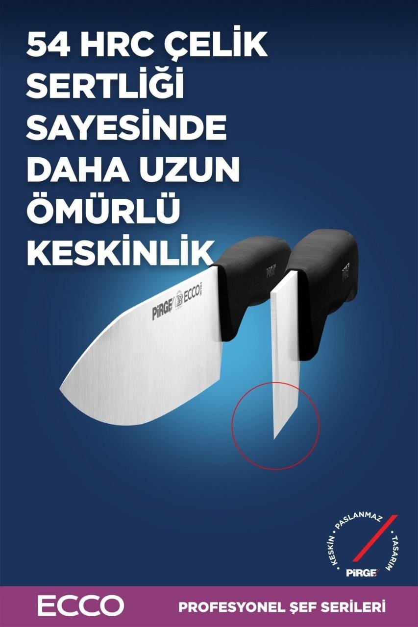 Pirge Ecco Salata Ustası Baba Bıçak Seti 35176 - Görsel 4