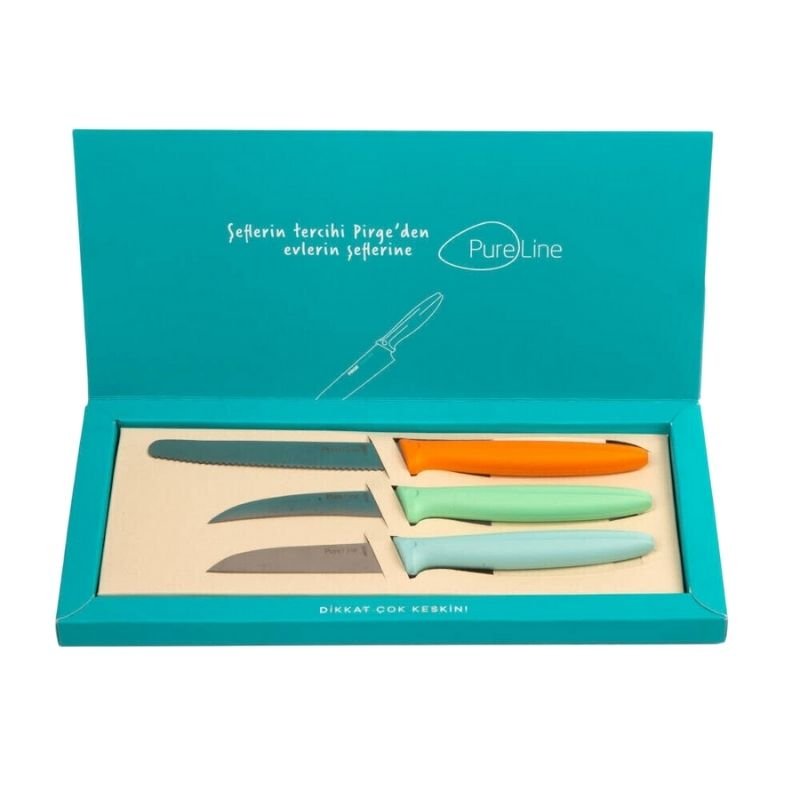 Pirge Pure Line Sebze Meyve Bıçak Seti – 46100 - Görsel 2