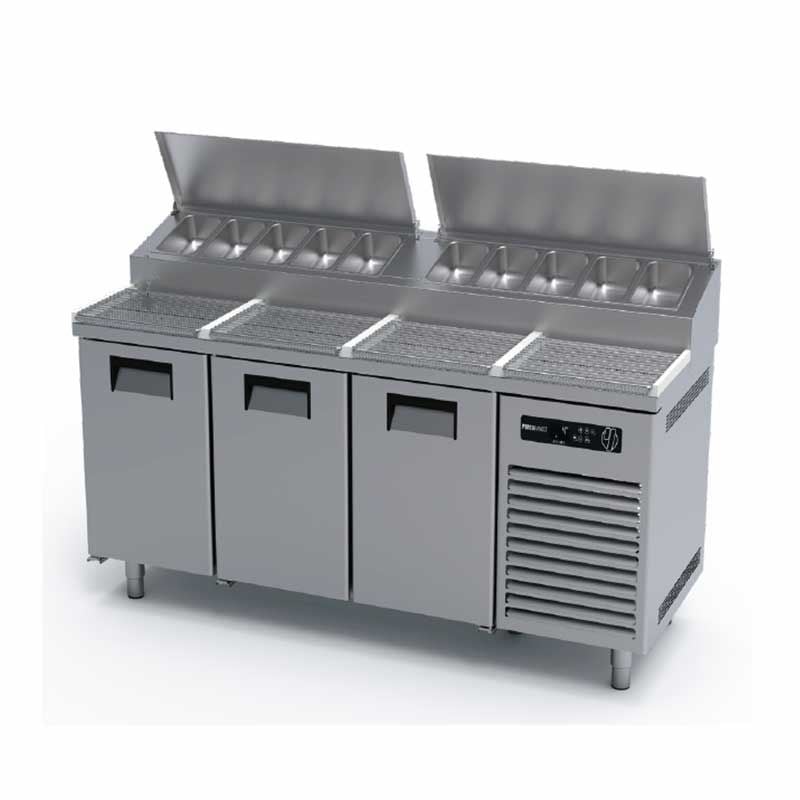 Portabianco 2N70E Make-Up Pizza Buzdolabı, 2 Kapılı, 430 Kalite