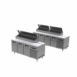 Portabianco 4N70 Mermer Tabanlı Make-Up Buzdolabı, 4 Kapılı, 304 Kalite