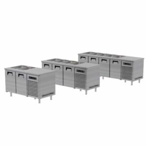 Portabianco ASBH-4N70E Soğuk Servis Buzdolabı, 4 Kapılı, 430 Kalite