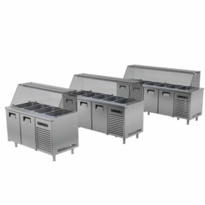 Portabianco MSBHG- 4N70 Soğuk Servis Buzdolabı Camlı, 4 Kapılı, 304 Kalite