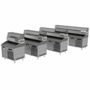 Portabianco PZAG- 180-E 1 Kapılı Pizza Hazırlık Buzdolabı, Granit Tabanlı, 40x60 Tepsi Uyumlu, 430 Kalite