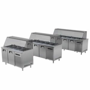 Portabianco SBHG- 3N70E Soğuk Servis Buzdolabı Camlı, 3 Kapılı, 430 Kalite